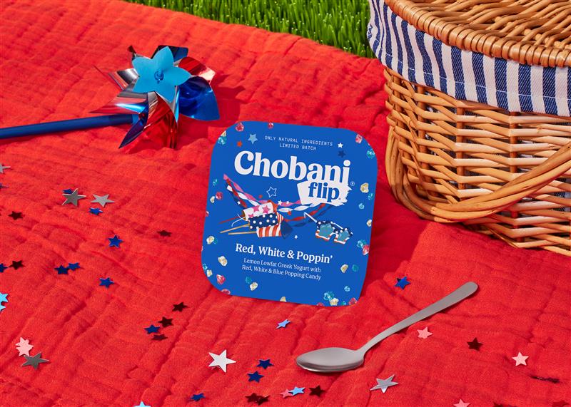 Chobani is feeling festive just in time for the Fourth of July