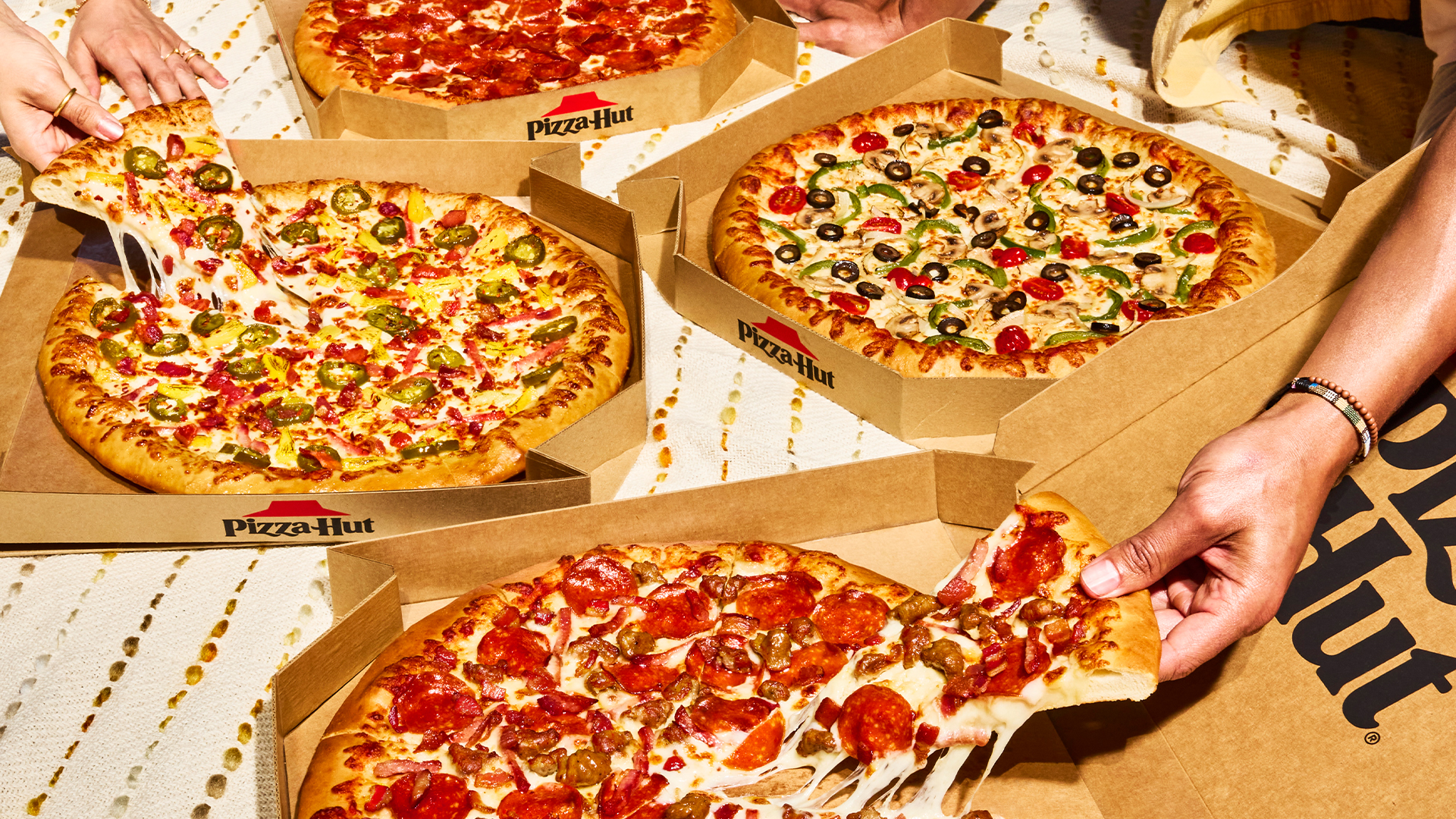 Beat the heat with the Hut Lover’s Pizzas from Pizza Hut