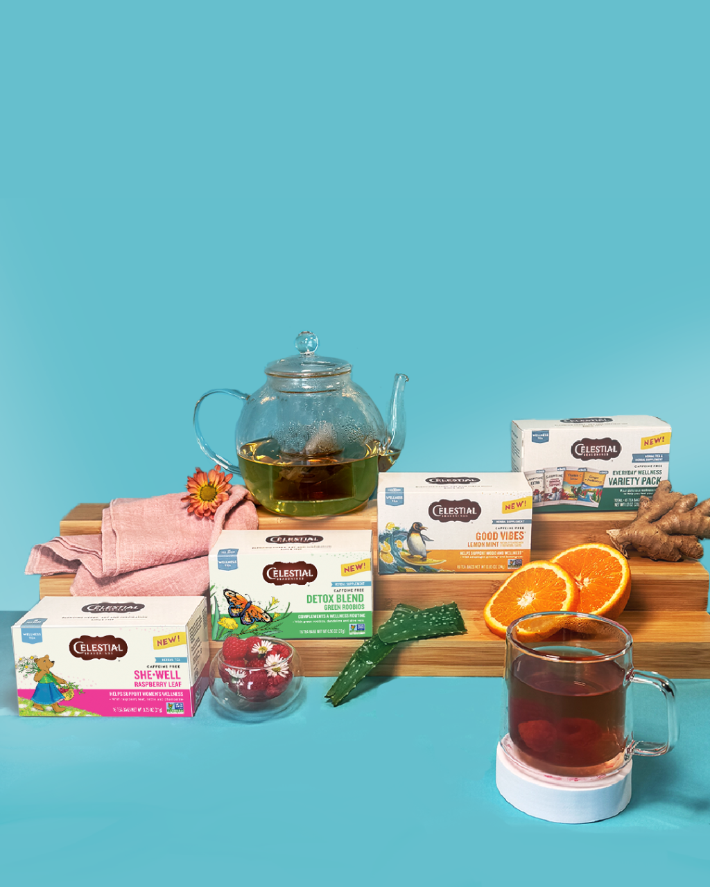 Celestial Seasonings is adding new teas to their lineup that are all about wellness throughout the&nbsp;day