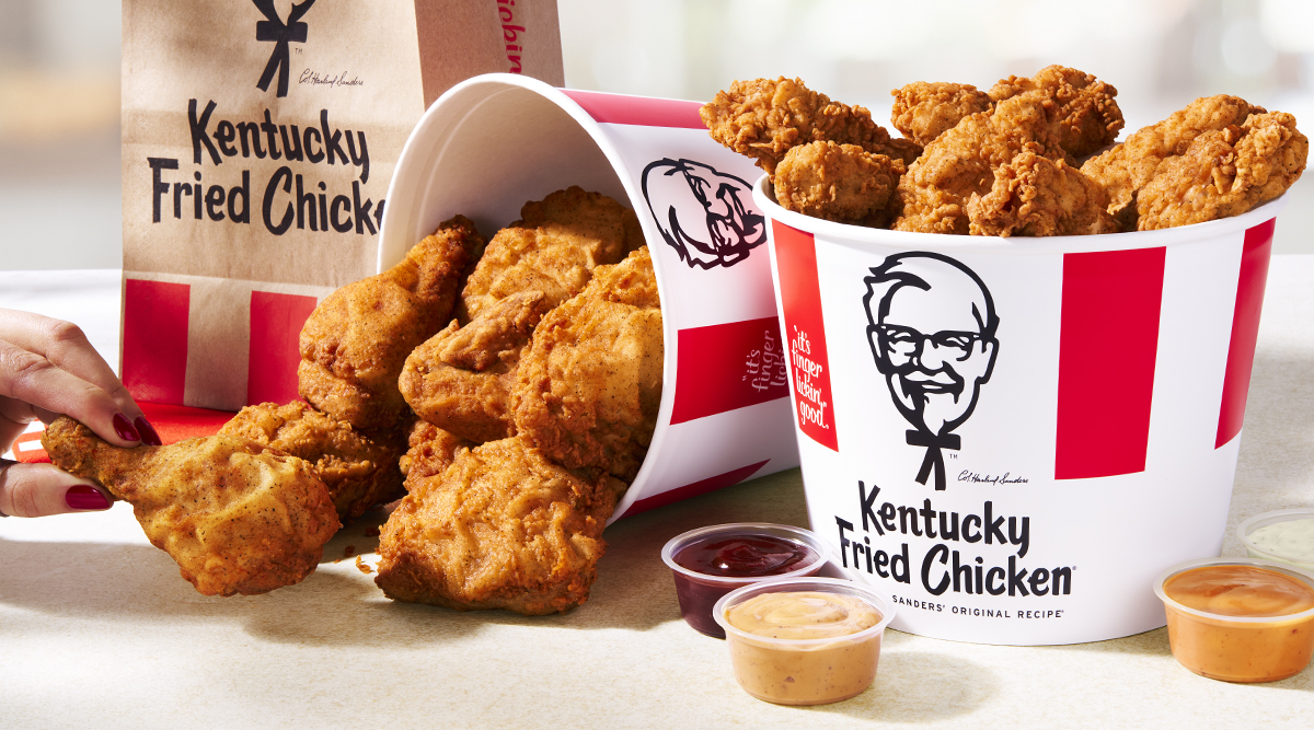 KFC is fighting to regain their status as best in chicken with a brand refresh and new menu item