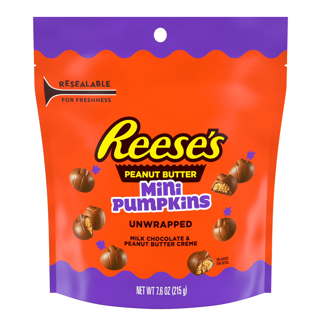 Reese's Peanut Butter Mini Pumpkins Unwrapped