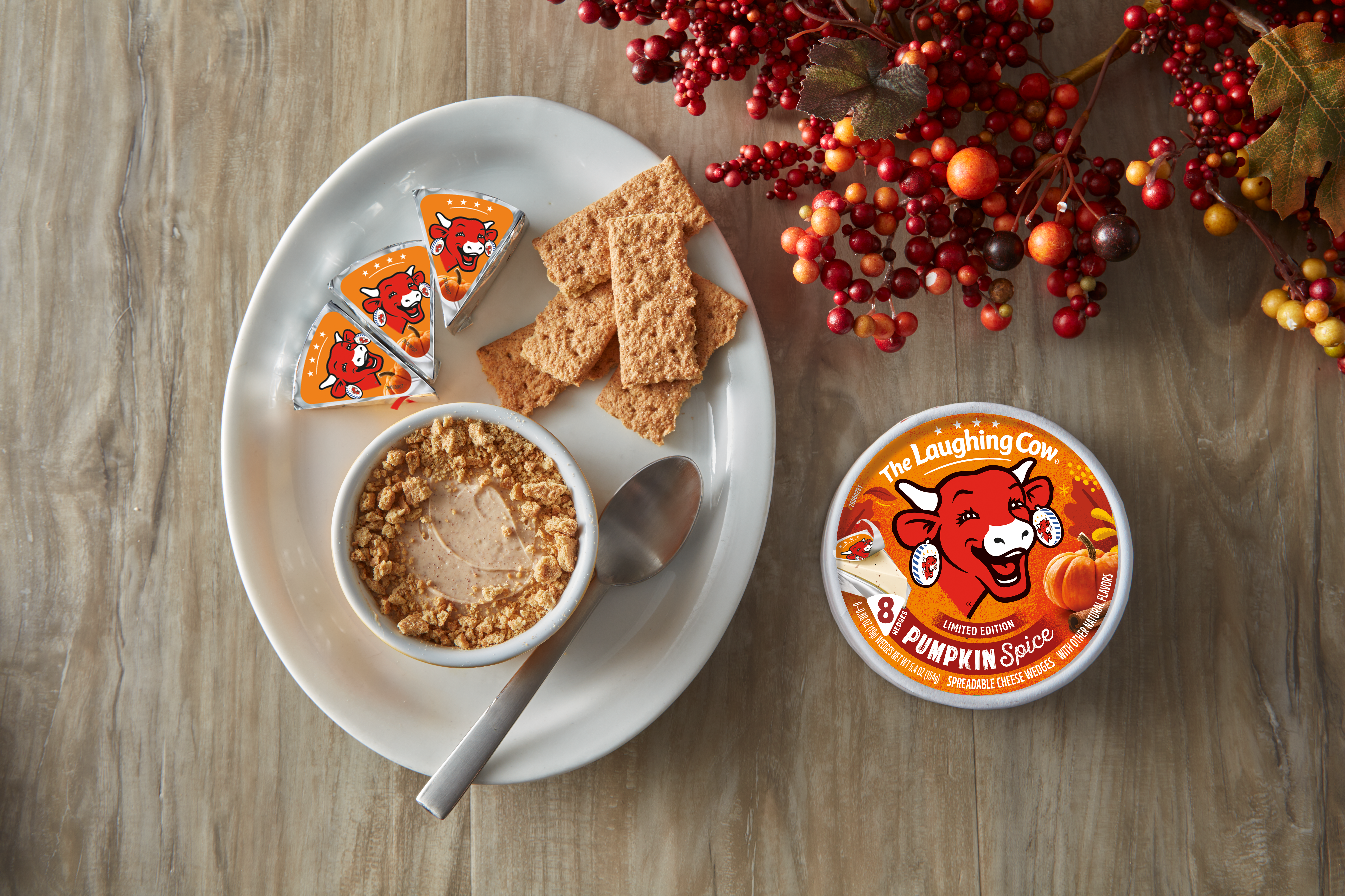 Even The Laughing Cow is celebrating Pumpkin Spice season