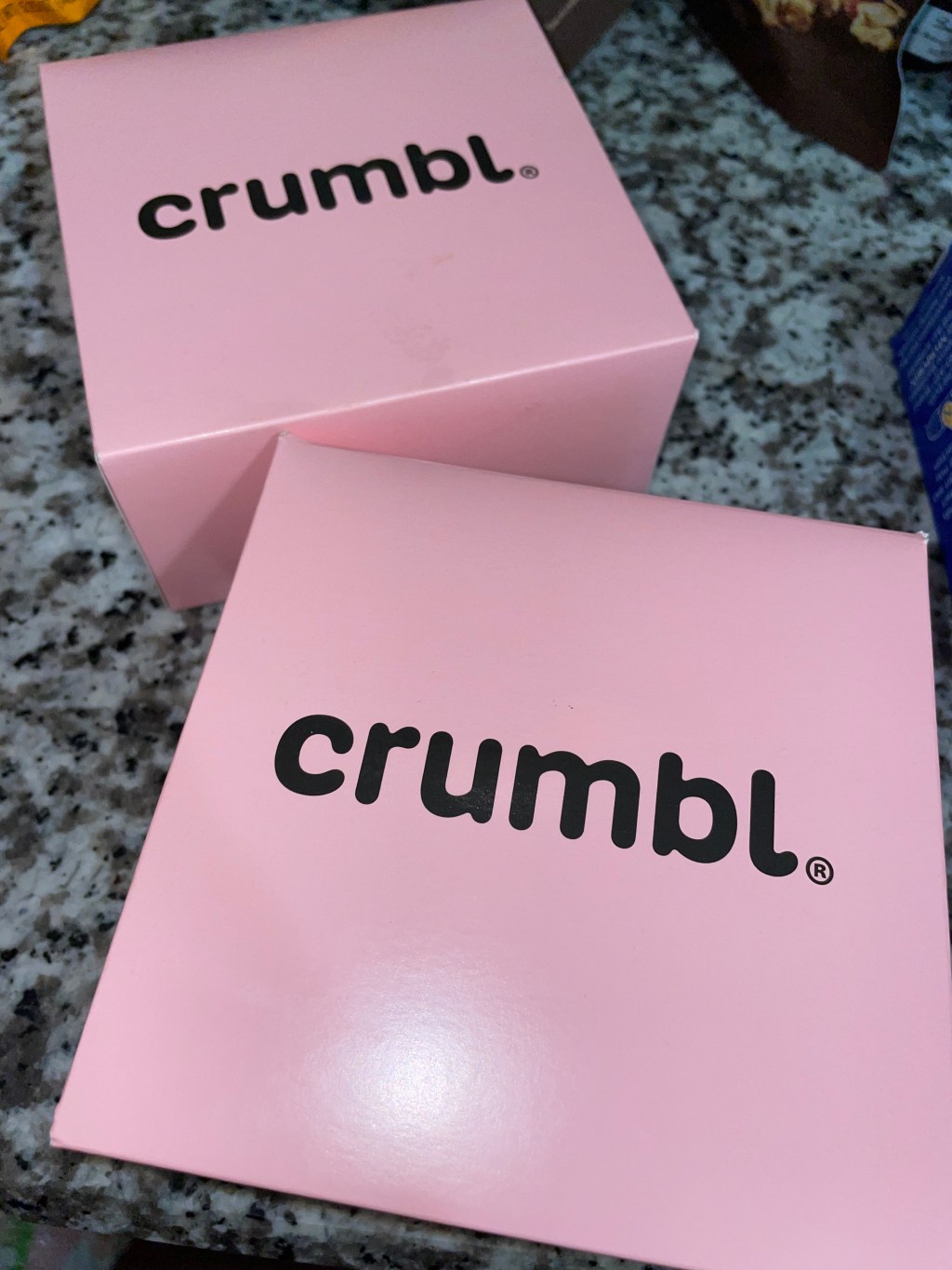Crumbl boxes
