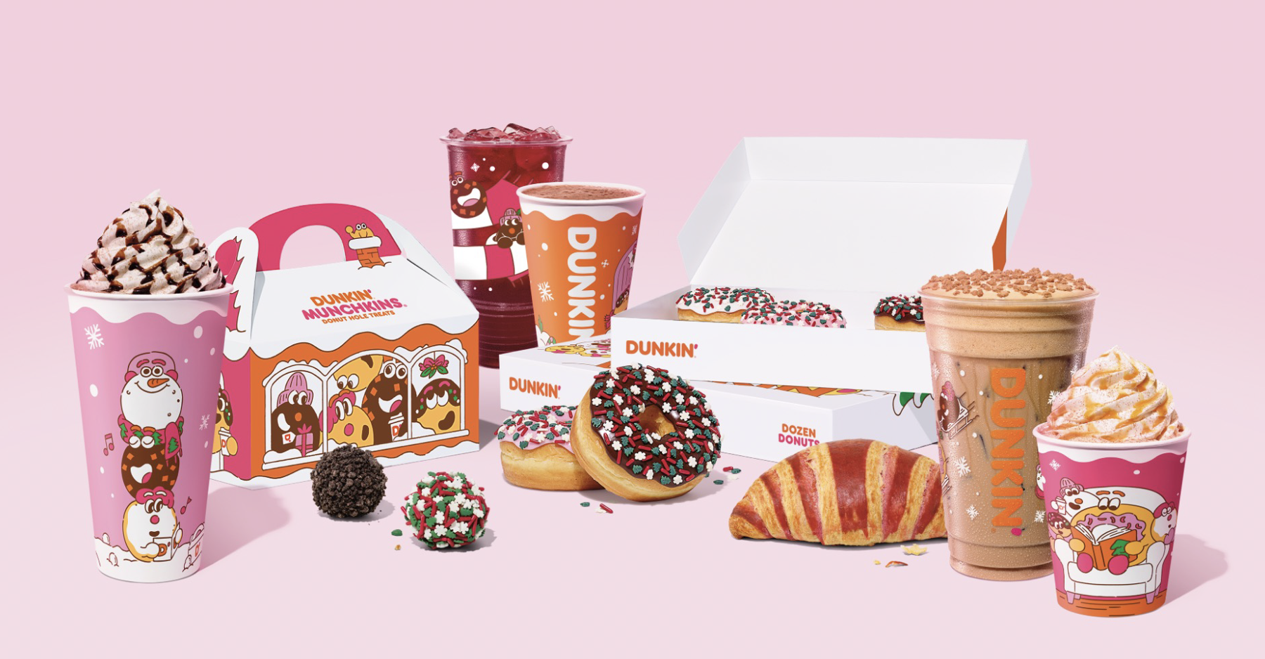 Dunkin’ getting everyone in the holiday spirit with their new menu