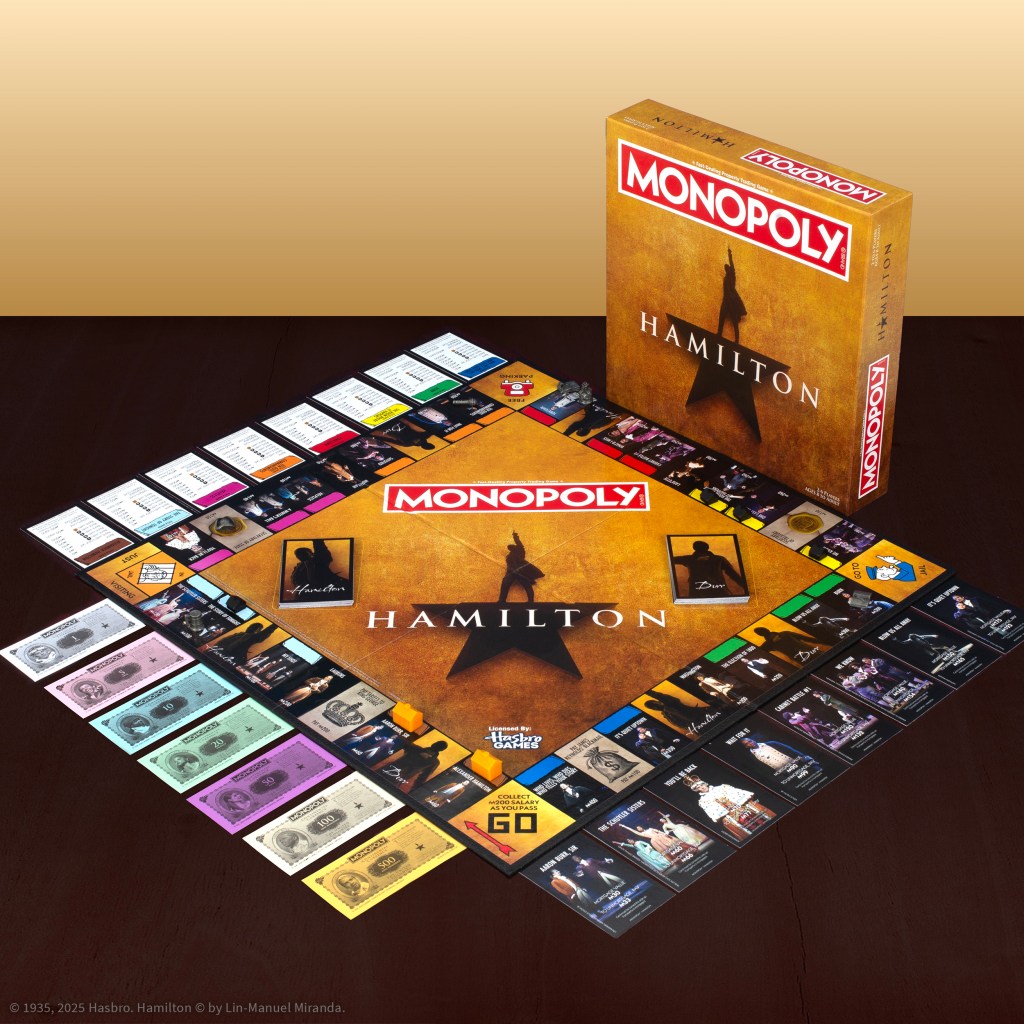 Bring the Broadway glory home with the new Hamilton themed Monopoly game available at Barnes and&nbsp;Noble
