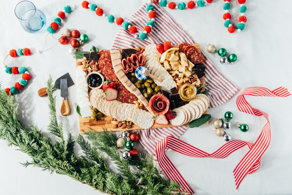 Platterful charcuterie