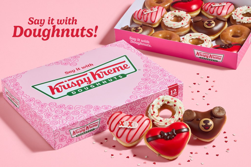 Celebrate Valentine’s Day with Krispy Kreme’s new donut&nbsp;collection