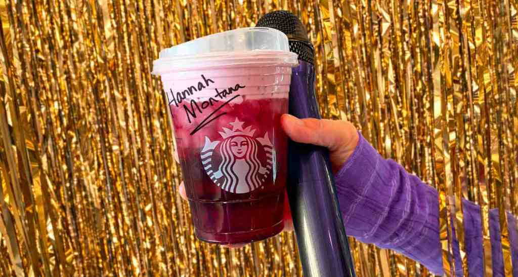 Starbucks x Hannah Montana