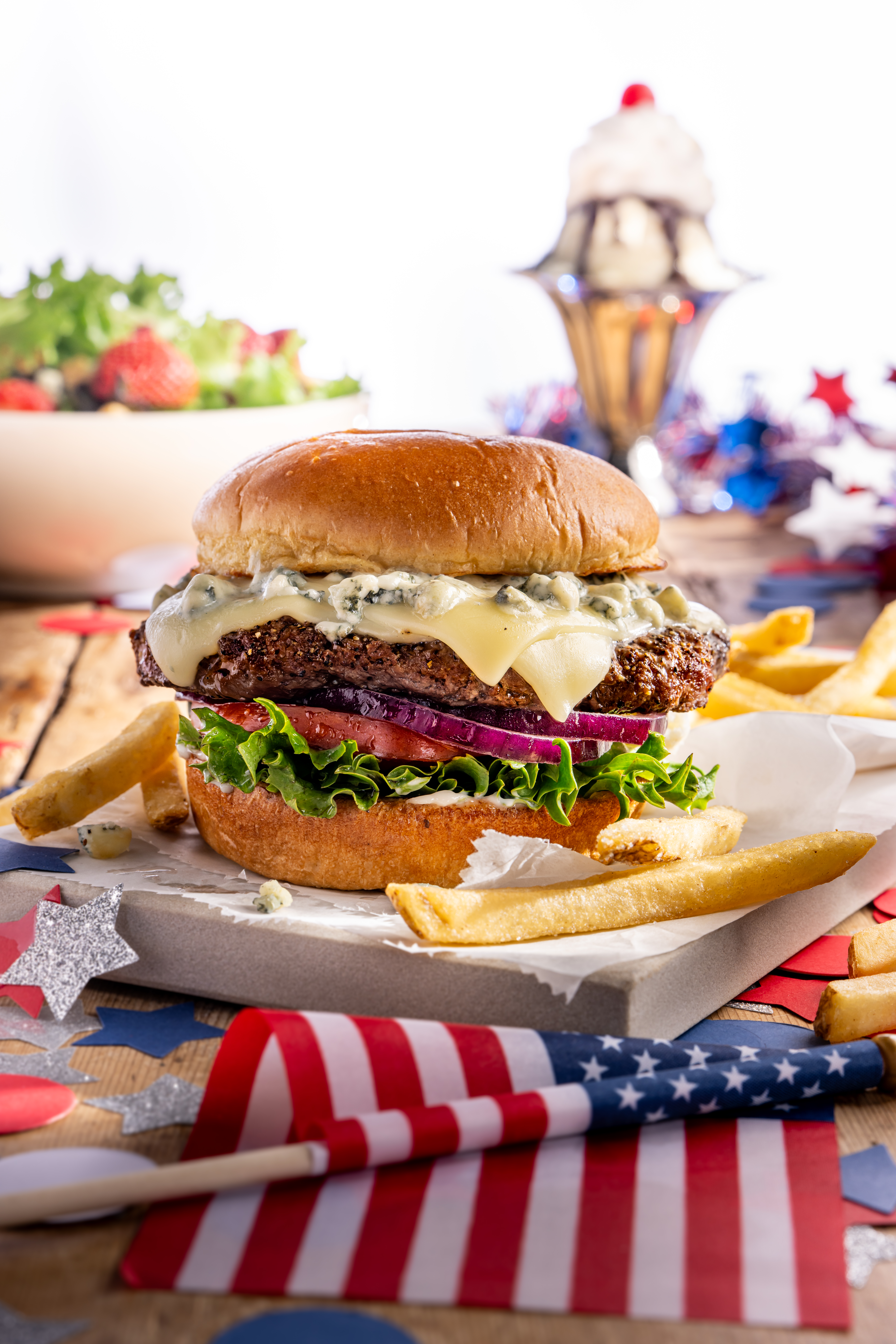 3 Reasons we are excited for the return of the Red, White & Bleu Burger at Friendly’s