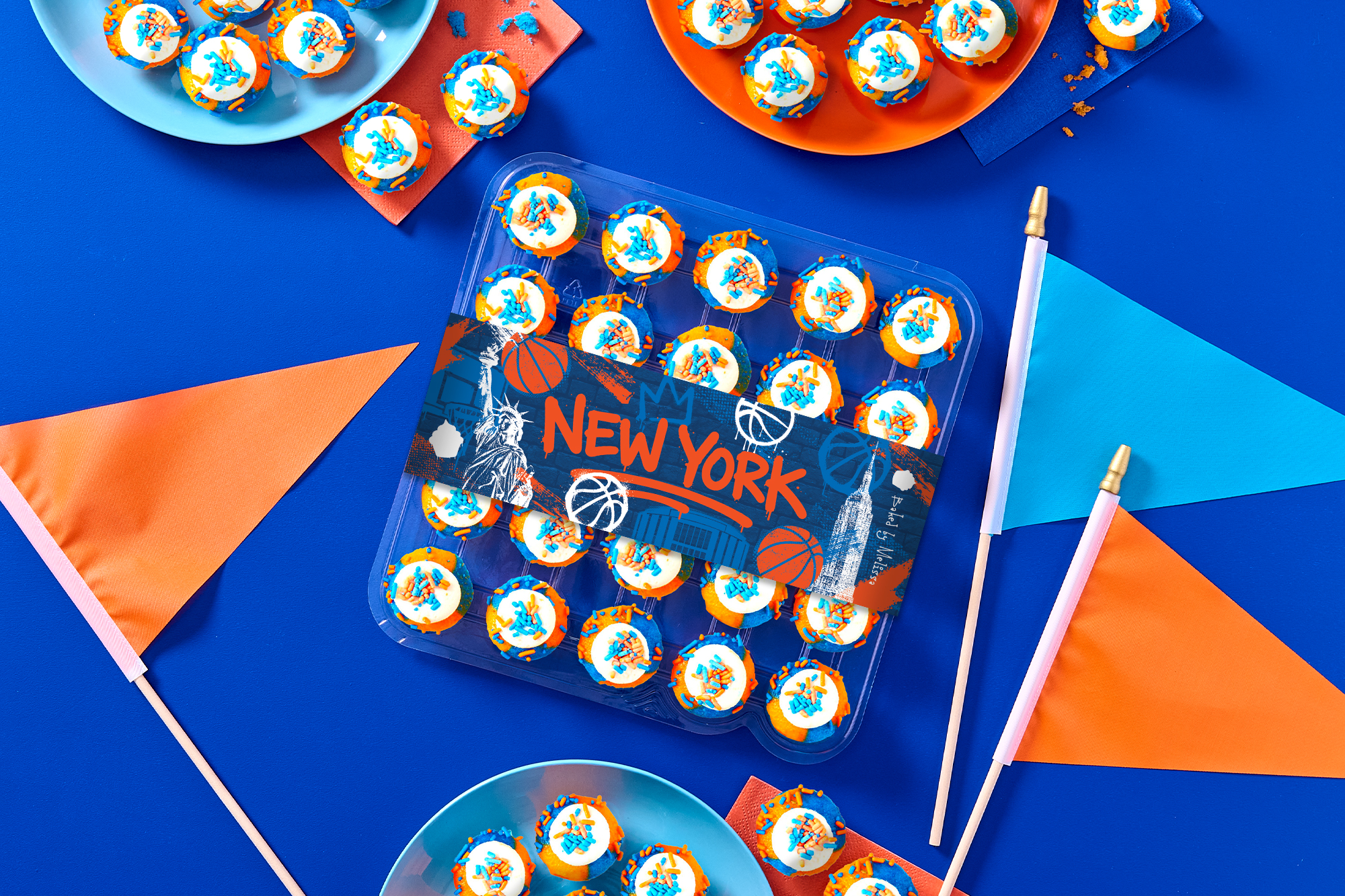 Baked by Melissa is celebrating the Knicks making it to the NBA finals with a sweet treat