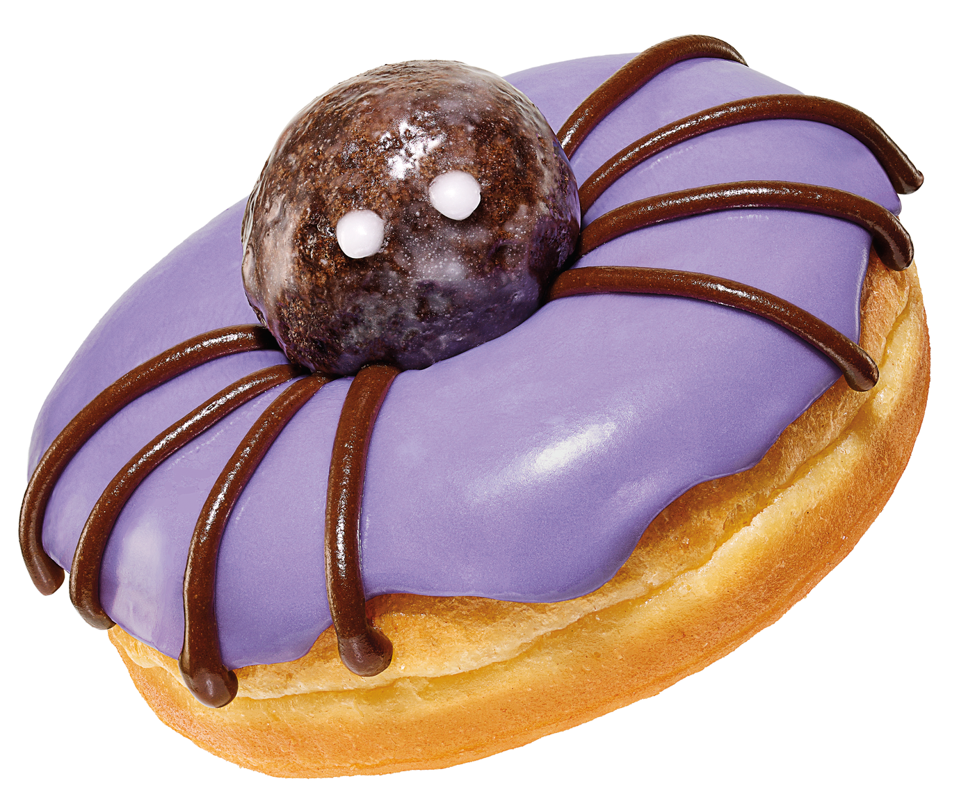 The Spidey D donut from Dunkin'